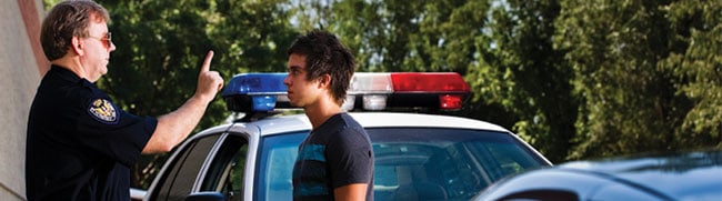 Youthful DWI Arrest