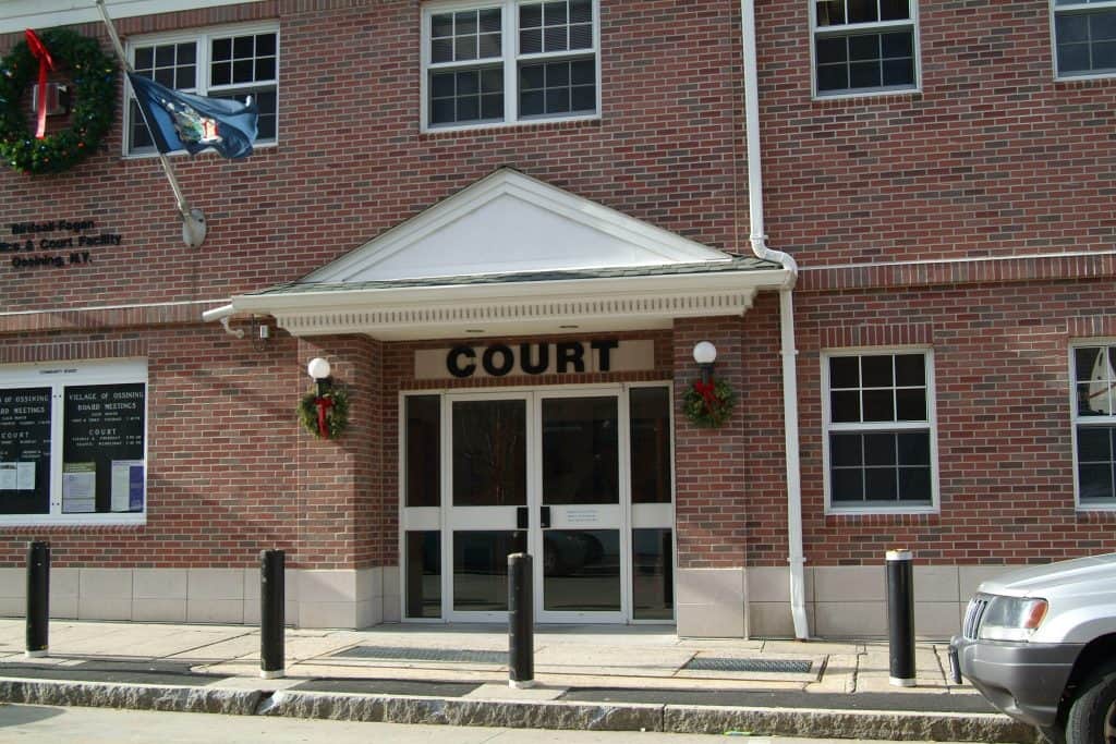 Ossining Town Court, Westchester County, NY